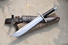 Large Handmade Bowie-14 inches Blade hunting knife-camping,tactical,combat knife