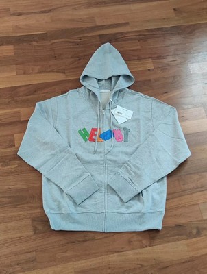 Helmut Lang 3D Zip Hoodie Vapor Heather Herrenpullover L Grau Neu