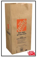 30 Gal. Paper Lawn and Leaf Bags - 20 Count, Biodegradable Yard Waste Bags NEW