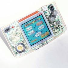 SNK NeoGeo Pocket Portable Console Color Slim LCD Screen Crystal Neo Geo