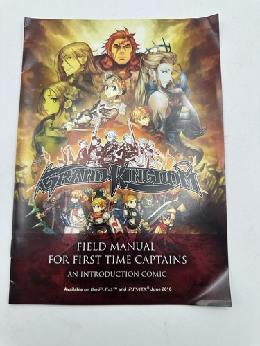 Grand Kingdom Field Manual For New Captains Introduction Comic Playstaion Promo
