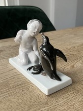 Rosenthal Porzellan Figur Brotneid Entwurf Ferdinand Liebermann Jugendstil