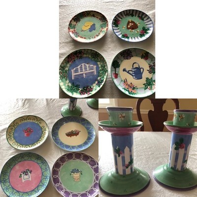 Susan Sittler garden party full set including candlesticks. Essex series by Raul
