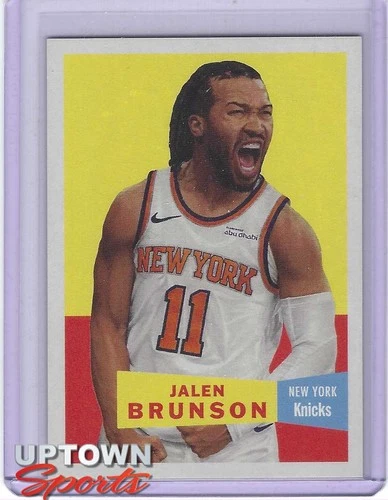 2025-26 Topps NBA Living Set Jalen Brunson Player Silhouette Variation SP #2 /50