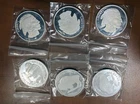 6 pcs 1 TROY OUNCE .999 SILVER ROUND BULLION COIN BUFFALO INDIAN HEAD DESIGN
