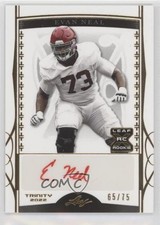 2022 Leaf Trinity Gold 65/75 Evan Neal #BA-EN1 Auto 0q1p