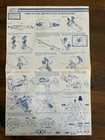 Cobra Rattler Ground Attack Jet Instructions / Blue Prints GI Joe Cobra Hasbro