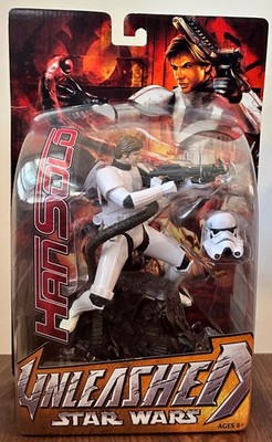 Star Wars Unleashed Han Solo Stormtrooper Action Figure New TT