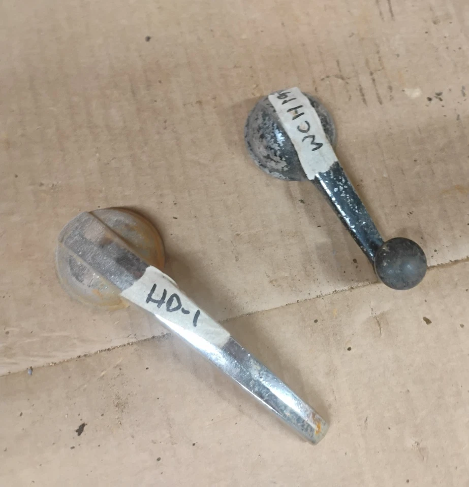 47-66 Chevy GMC Truck OEM Doorhandle and Window Crank - Image 2 of 4