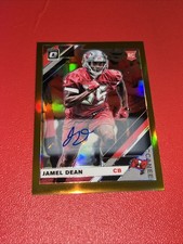 🏈 JAMEL DEAN ROOKIE BRONZE PRIZM 2019 Donruss Optic Auto #135 Buccaneers
