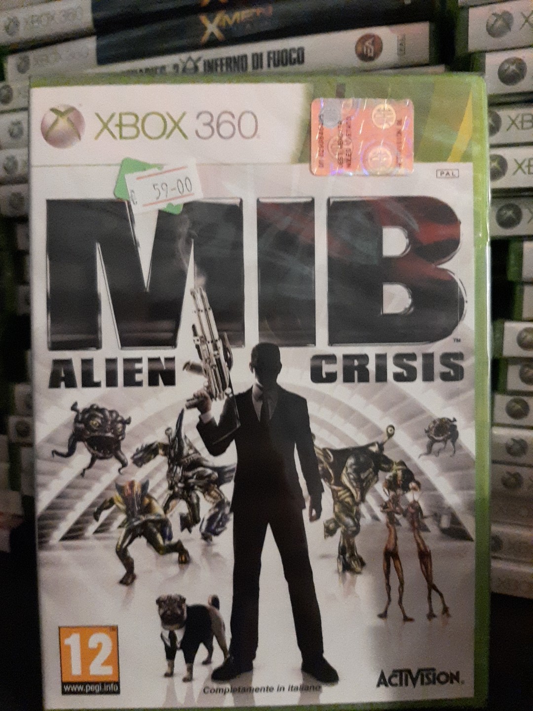 MEN IN BLACK III XBOX 360 GAME (ITALIAN BOX)