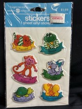 Vintage 80's New Strawberry Shortcake Puffy Stickers Am Greetings 6 3d Pets Htf
