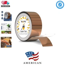 Copper Tape [1 Inch x 39ft] - Conductive Adhesive Copper Foil Tape for Staine...
