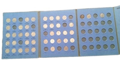 Roosevelt Dime Book 1946 To 1969 Whitman 9029, 43 Coins FREE SHIPPING