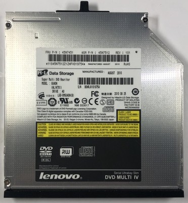 Lenovo ThinkPad T410 Laptop GU40N Super Multi DVD Rewriter- 45N7451