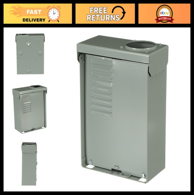 125A Main Lug Load Center, 4 Spaces, 8-Circuit, NEMA 3R Outdoor Enclosure