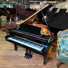 Steinway & Sons Boston GP178 Baby Grand Piano Black Polyester | Silent System