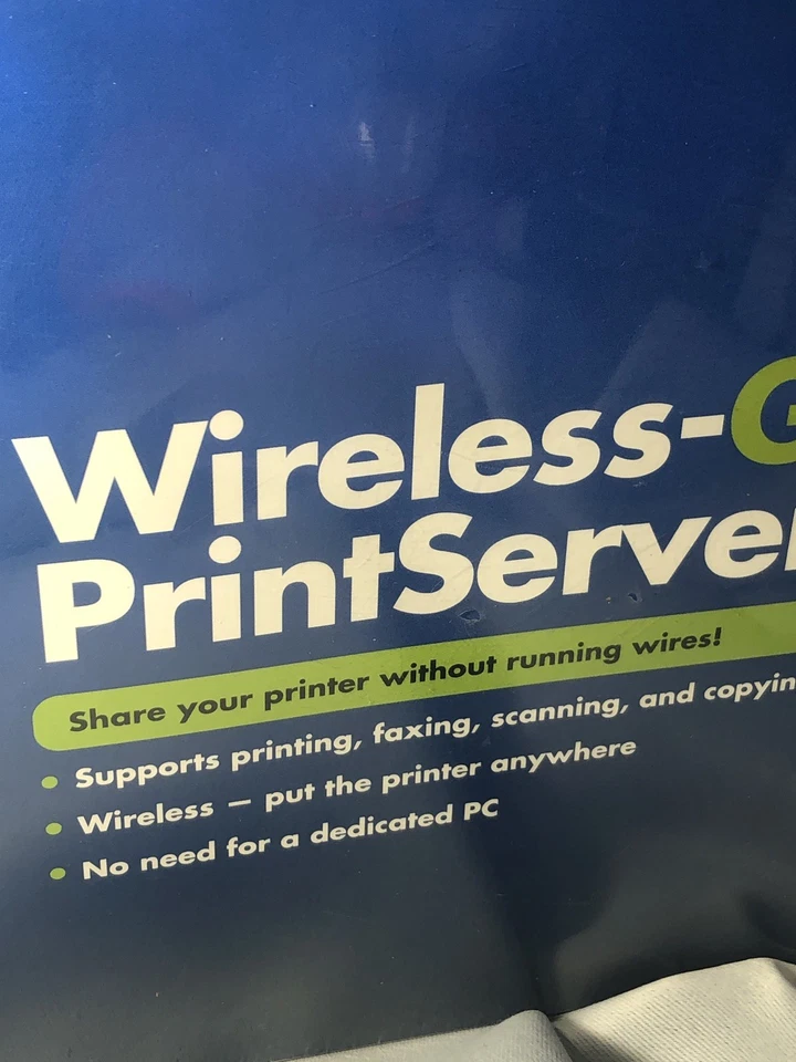 Wireless-G Print Server WPSM54G - Image 4 of 4