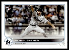 2022 Topps Series one Sean Guenther Rookie Miami Marlins #471