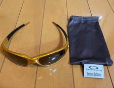 OAKLEY Straight Jacket Sunglasses Gold-Tone Frame Vintage