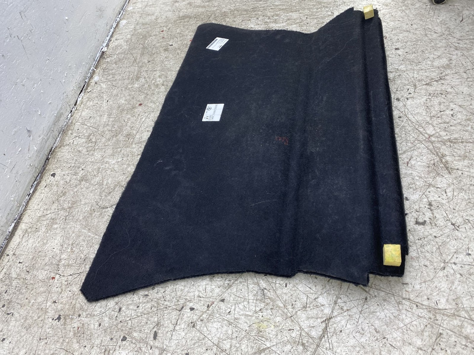 2019-2023 ASTON MARTIN VANTAGE OEM REAR TRUNK BACK WALL CARPET COVER PANEL