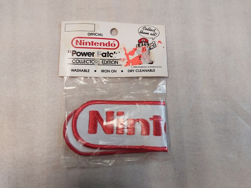 Vintage 1988 Nintendo Power Patch Collectors Edition Logo Iron On Made USA