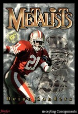 1995 Stadium Club Metalists #M6 Deion Sanders 49ers