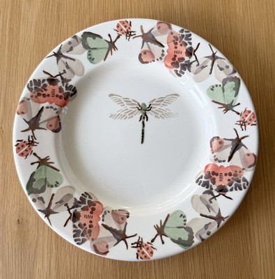 Emma Bridgewater 2021 Butterflies & Bugs Teller 22 cm 8,5'' inkl. Libelle Marienkäfer