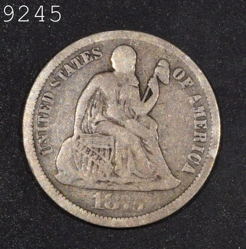 1875 CC Liberty Seated Dime "" *Free S/H After 1st Item*