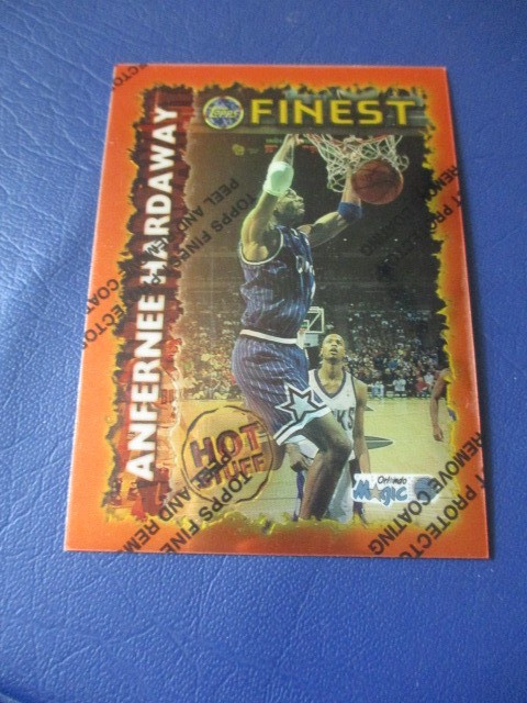 Topps 1995-96 Finest Hot Stuff Anfernee Hardaway #HS 4 Magic Insert