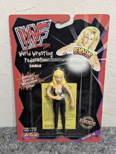 WWF Bend-Ems Series IX 4.5 SABLE Bendable/Poseable...