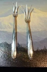 Madeira by Towle Sterling Silver 32 grams Lemon Fork & Olive / Pickle Fork, Exc