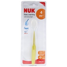 NUK Easy Learning Docue Silicone Spoon 4 mois et + est une cuillère idéale pour