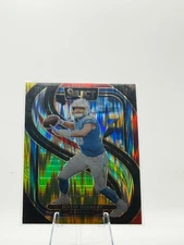 2024 Select Football Justin Herbert Red/Yellow Shock Premier Level #131