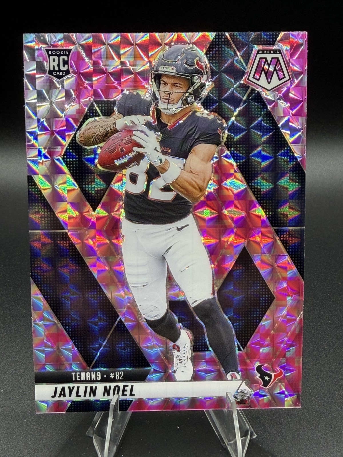 2025 Panini Mosaic #373 Jaylin Noel Mosaic Camo Pink Free Ship NM+