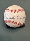 Hank Aaron Autographed Official NL Baseball  JSA COA LETTER