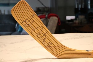 Adam Oates Detroit Red Wings Autographed Hockey Stick - Includes COA