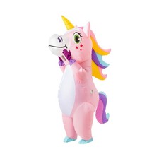 Spooktacular Creations Halloween Inflatable Costume, Full Body Unicorn Blow U...