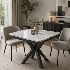 Ceramic Dining Table Ext  90cm -120cm-150cm 