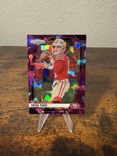 2024 Panini Prizm Brock Purdy #249 Purple Cracked Ice Prizm /225