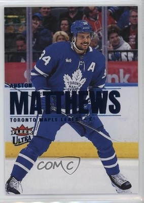2023-24 Upper Deck Fleer Ultra Blue Foil 37/399 Auston Matthews #197 17fk