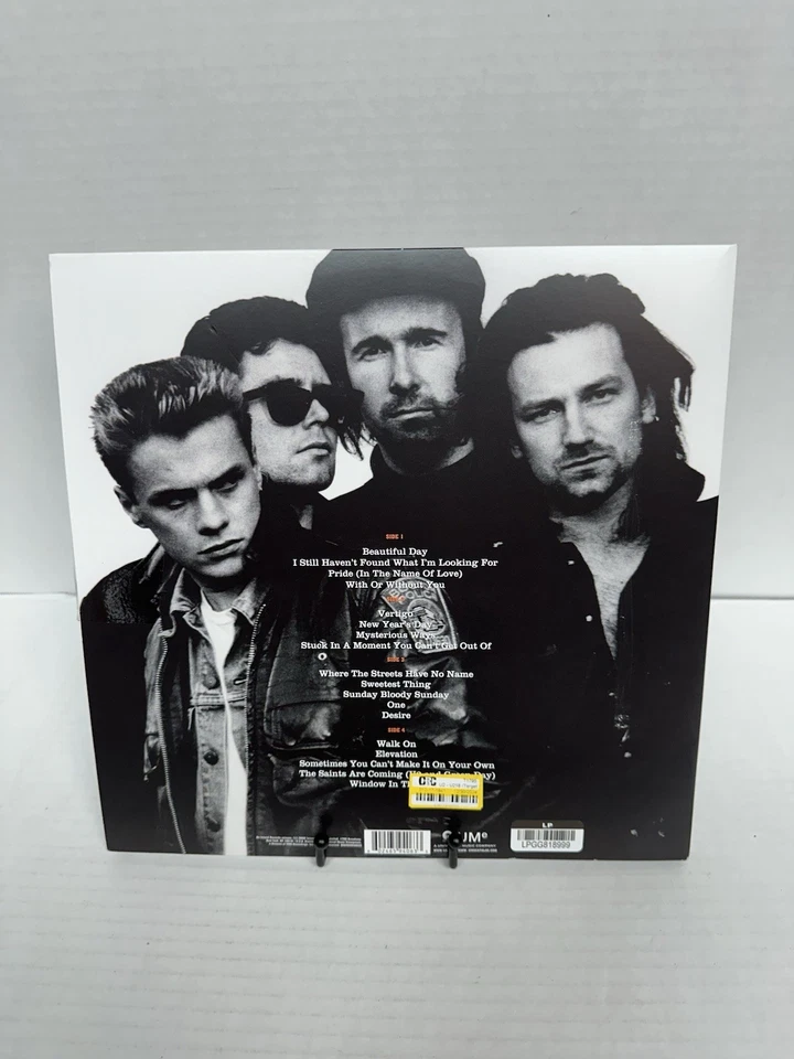 U2 U218: Singles Vinyl 2 LP Neon Orange W/Booklet (VG+/VG+) Target - Image 3 of 4