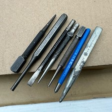 Vintage Pin Punch Chisel 7pc Lot Set All Usa Craftsman Mayhew Stanley Billings Vintage Pin Punch Chisel 7pc Lot Set All Usa Craftsman Mayhew Stanley Billings