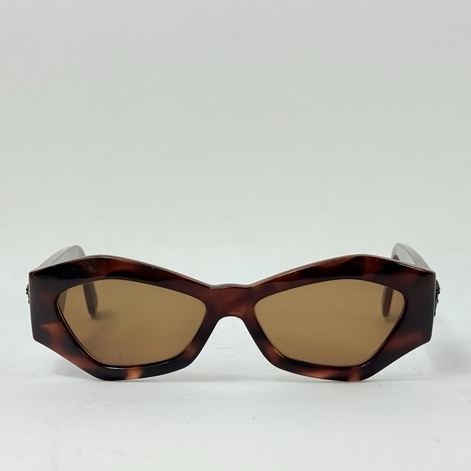 Gianni Versace Mod. 421/E Col. 900 RARE Tortoise Brown Sunglasses Vintage 90s - Image 3 of 4