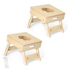 Play Platoon Cornhole Airmail Box-Folding Set of 2-Perfect for Practice-Bag Toss