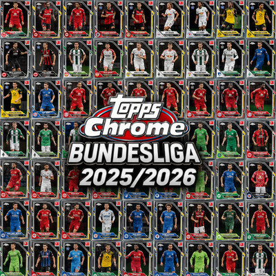 Topps Chrome Bundesliga 25/26 Team lot RC Rookie Base Refractor Inserts Ornament