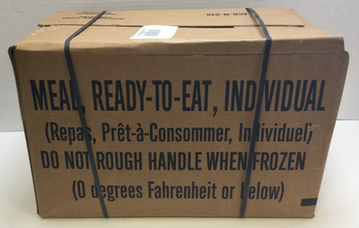MRE Case A, Menus 1–12, Sealed Military Ready To Eat Meals (INSP