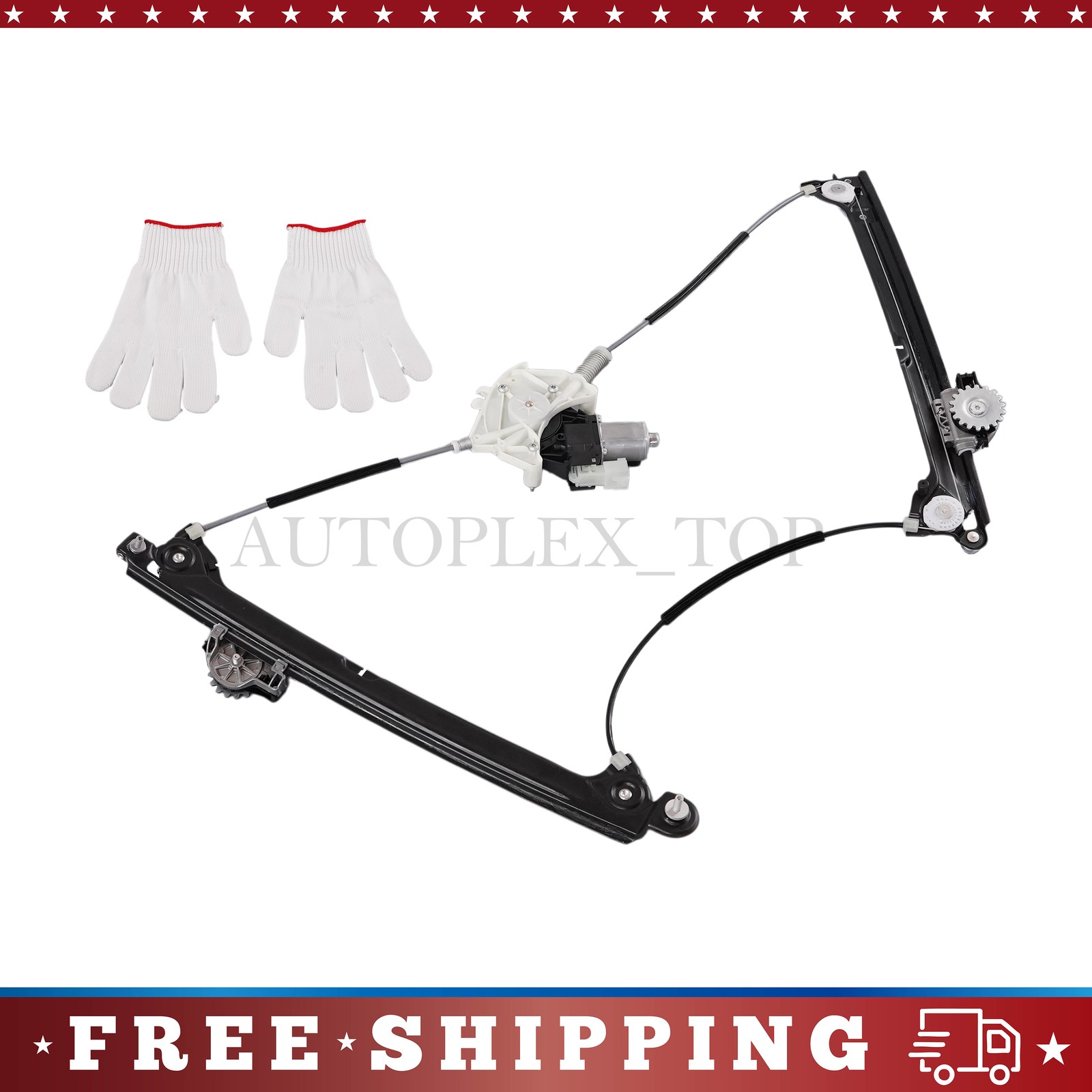 Fits 2017-2024 Maserati Levante Front Left Window Regulator With Motor US
