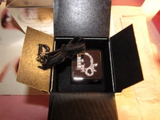 NIB Christian DIOR DICE #171 DIOR PLAY Bet on Pink Swarovski Crystal Dice Charm