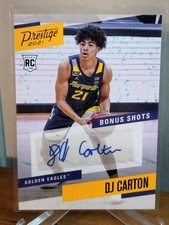DJ CARTON 2021 Panini Chronicles Prestige Draft Picks Autograph RC #PBDJC